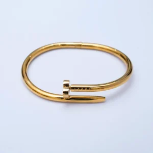 Gold Nail Bracelet for Women in Pakistan – Luxury Screw Cuff Bracelet
